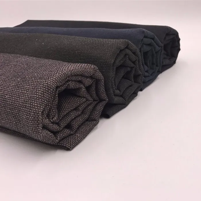 Teixit de lli de cotó negre