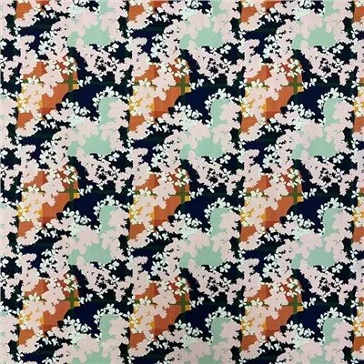 Impressió digital de teixit de doble capa amb Spandex