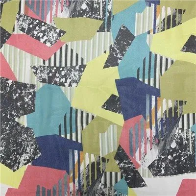 Estampat floral teixit de seda