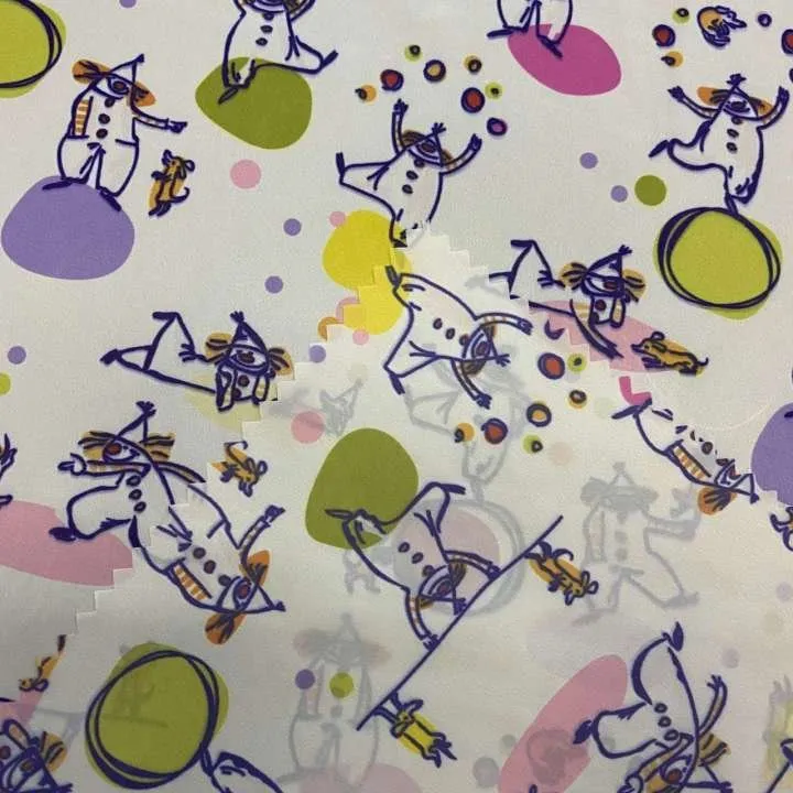 Tafetà de niló estampat de pallasso