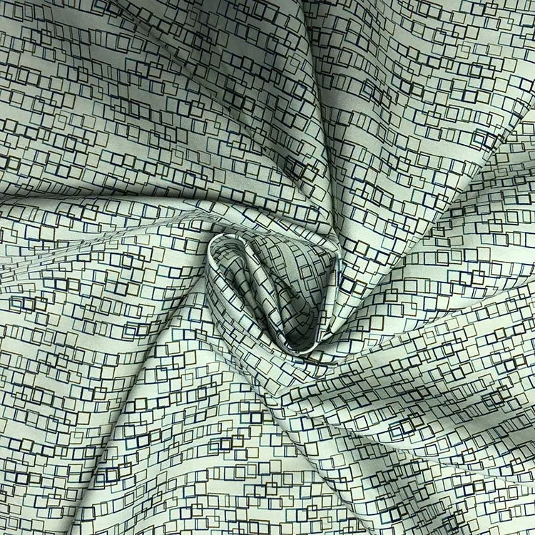 Teixits de popelina de cotó Tencel Quadrat plegable