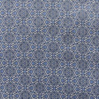 Popelín estirat amb patró de floc de neu